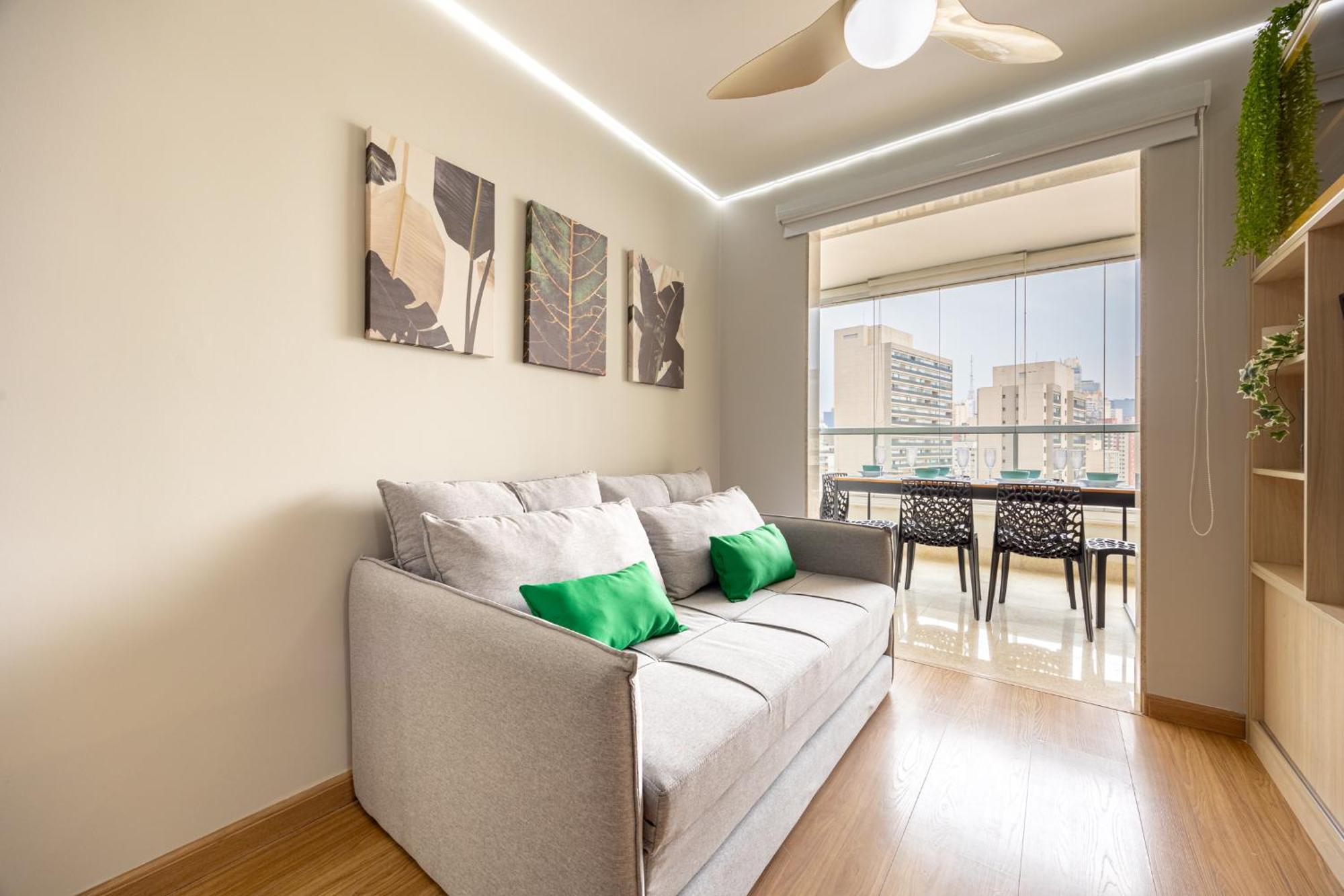 Easy Star - Belo Apto C/ 2 Quartos, Vaga E Varanda Na Paulista - Np01i Apartamento *