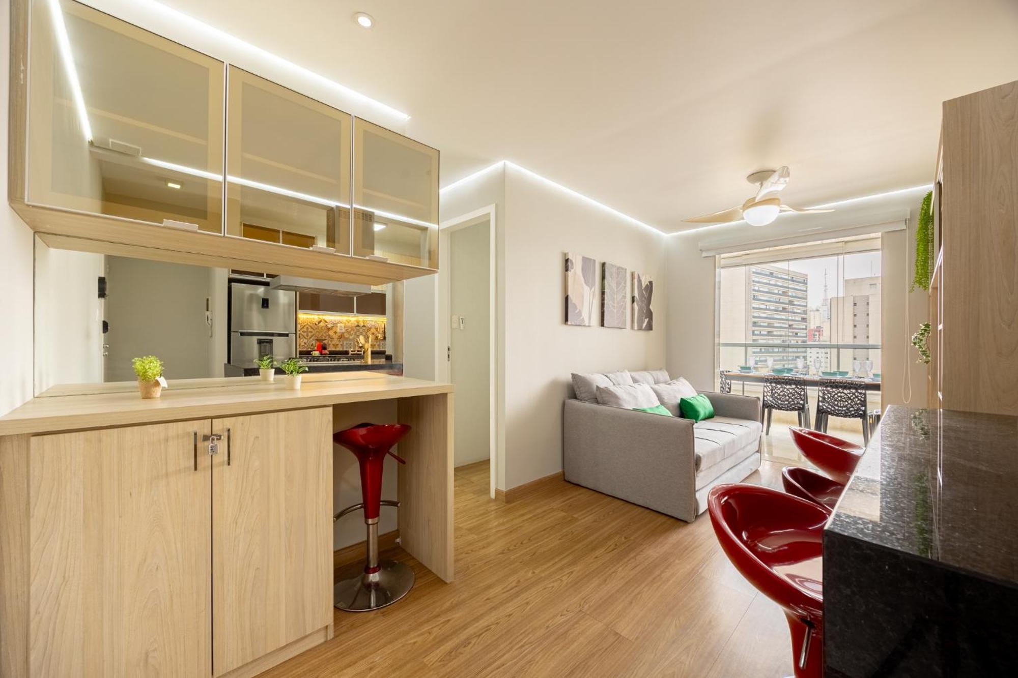 Apartamento Easy Star - Belo Apto C/ 2 Quartos, Vaga E Varanda Na Paulista - Np01i São Paulo